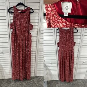 David’s bridal cut out maxi